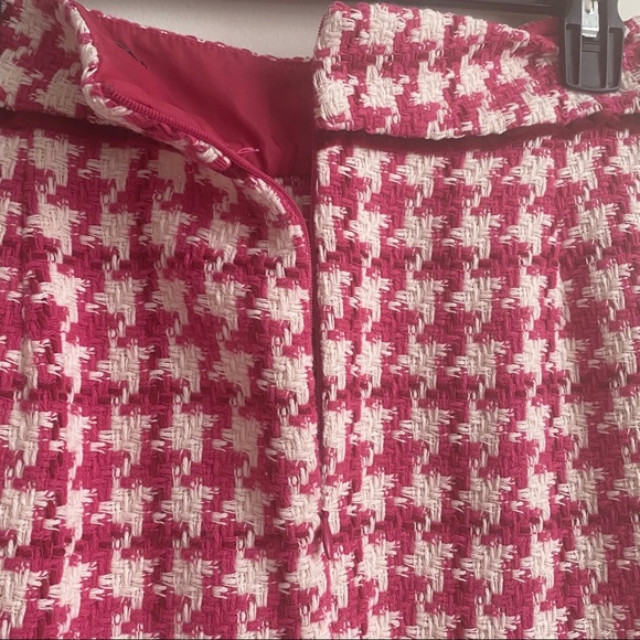 - Zara texture weave houndstooth midi skirt - Picture 10 of 10